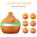 Essential Oil Diffuser USB Mini Mist Maker 7 LED Light Car Home