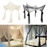 Sexy Mosquito Net Palace Four Door King/Queen Double Size Home Single