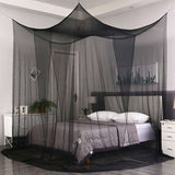 Sexy Mosquito Net Palace Four Door King/Queen Double Size Home Single