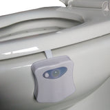 Motion Sensor Toilet Seat Night Light 8 Colors Waterproof Backlight For Toilet Bowl