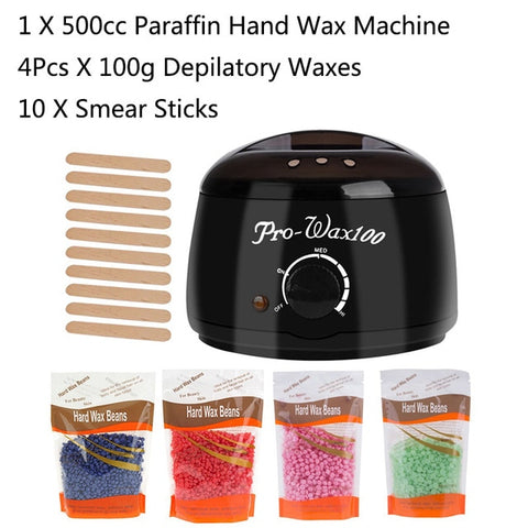 Hand Wax Machine Hair Removal Tool with Wax